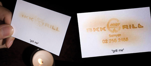 BKK Grill Business Cards