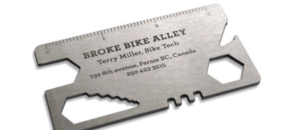 Broke Bike Alley Business Card